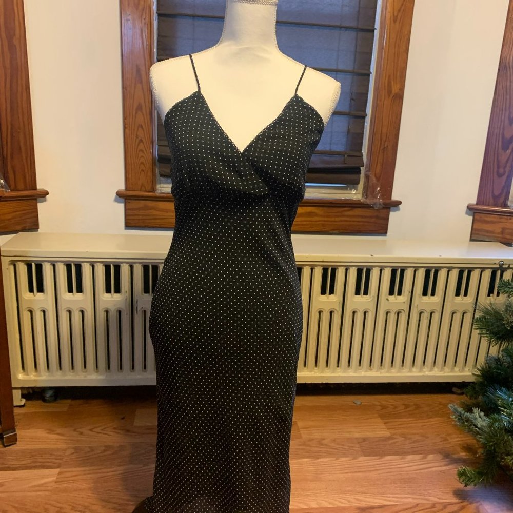 Black and White Polka Dot Sundress